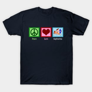 Peace Love Sagittarius T-Shirt